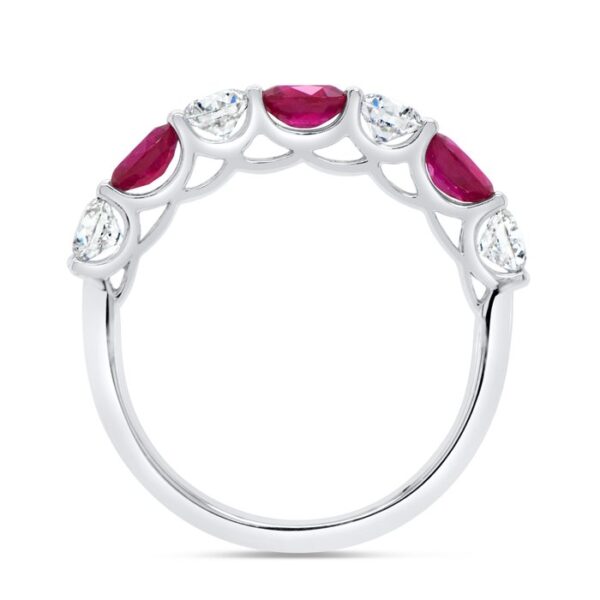 Oval Shaped Diamond Fashion Ring - Image 3