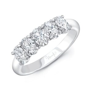 Five-Stone Oval Shaped Anniversary Ring