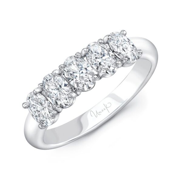 Five-Stone Oval Shaped Anniversary Ring