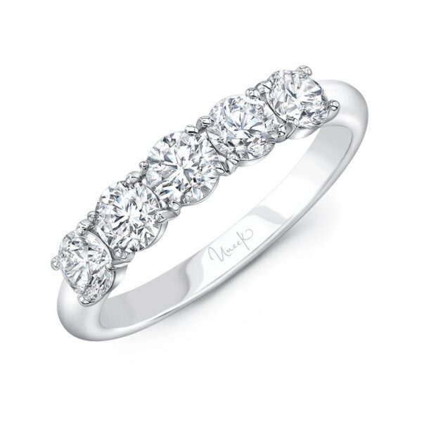 Five-Stone Round Wedding Ring