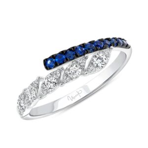 Round Blue Sapphire Fashion Ring