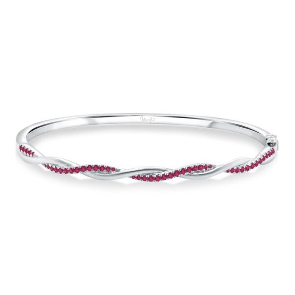 Twist Ruby Stackable Bangle