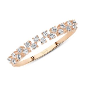 2-Row Diamond Fashion Ring