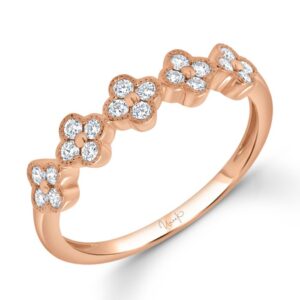 Floral Diamond Fashion Ring