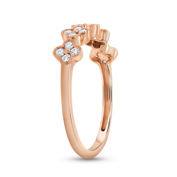 Floral Diamond Fashion Ring - Image 2
