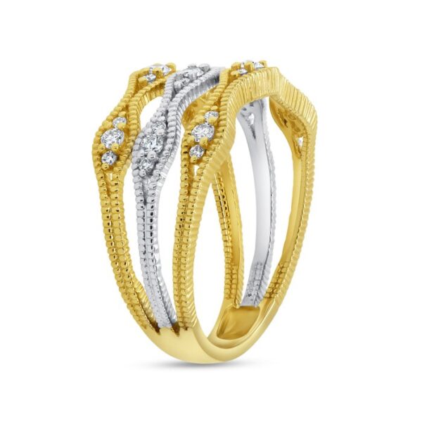 3-Row Fashion Ring - Image 2