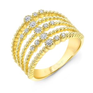 Multi-Row Diamond Fashion Ring