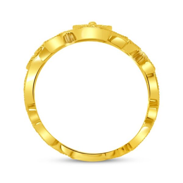 Floral Fashion Ring - Image 3