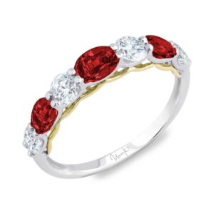 1-Row Round Diamond Fashion Ring