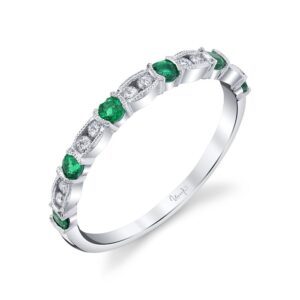 1-Row Round Diamond Fashion Ring