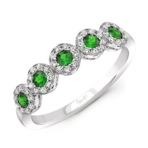 Round Emerald Fashion Ring