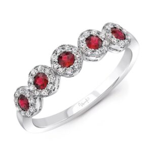 Round Ruby Fashion Ring