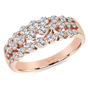3-Row Fashion Ring