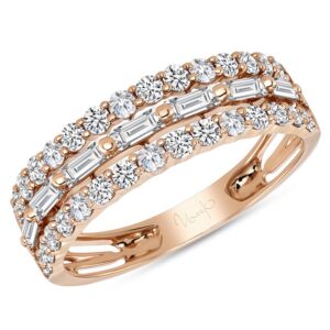 3-Row Fashion Ring