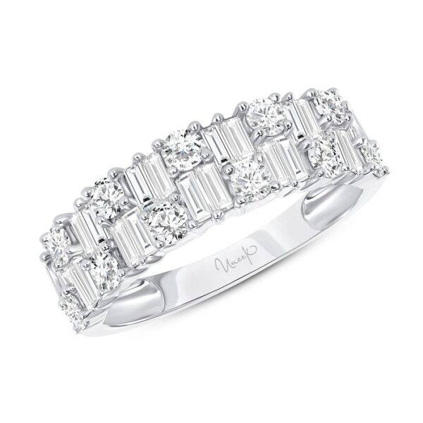 2-Row Round Diamond Fashion Ring