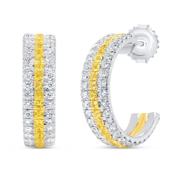 Round Huggie Earrings