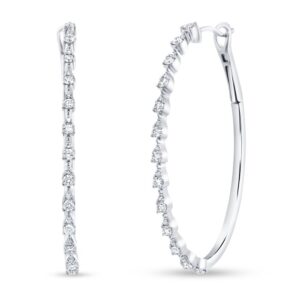 1-Row Hoop Earrings