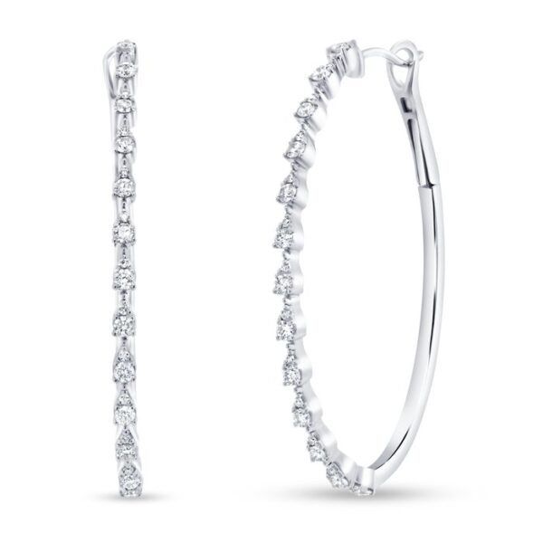 1-Row Hoop Earrings