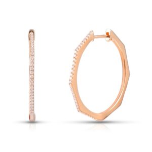 1-Row Hoop Earrings