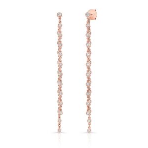 Threader-Illusion Diamonds-by-the-Yard Dangle Earrings