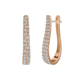 2-Row Hoop Earrings