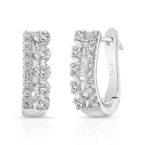 2-Row Huggie Earrings