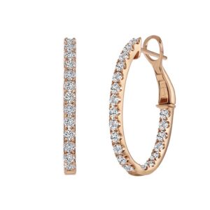 1-Row Hoop Earrings