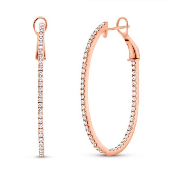 1-Row Hoop Earrings