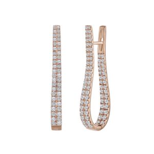 2-Row Hoop Earrings