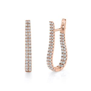 2-Row Hoop Earrings