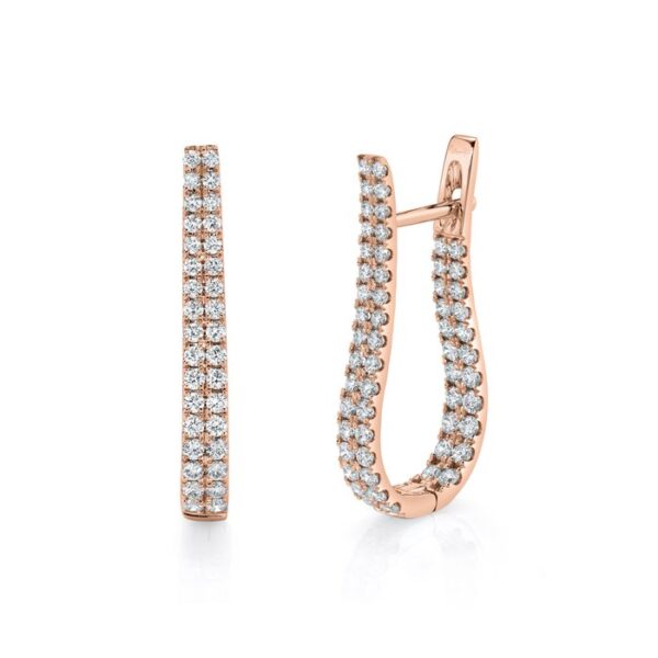 2-Row Hoop Earrings