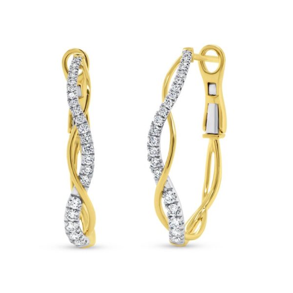 Twist Hoop Earrings