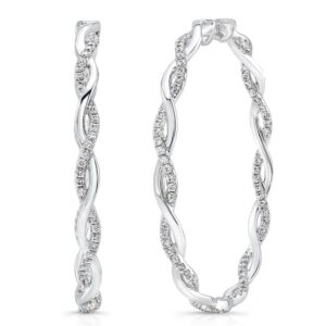 Twist Hoop Earrings