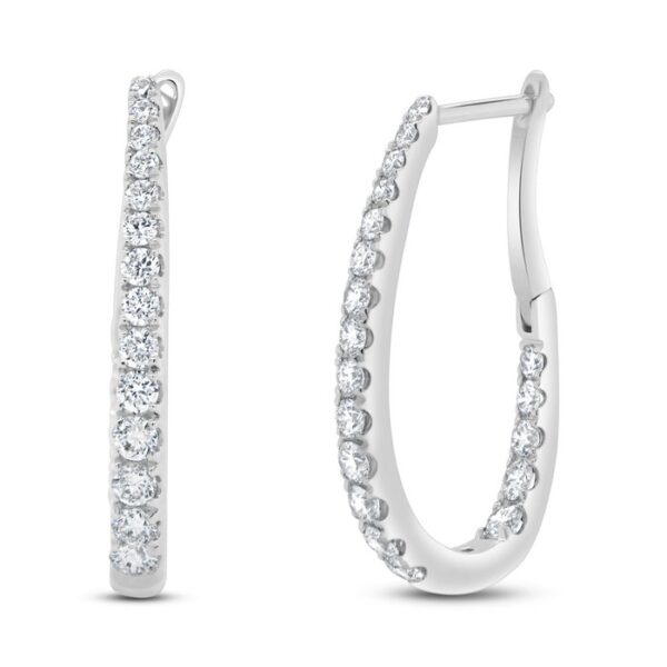 1-Row Hoop Earrings