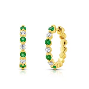 1-Row Huggie Earrings