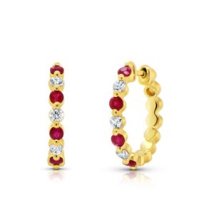 1-Row Huggie Earrings