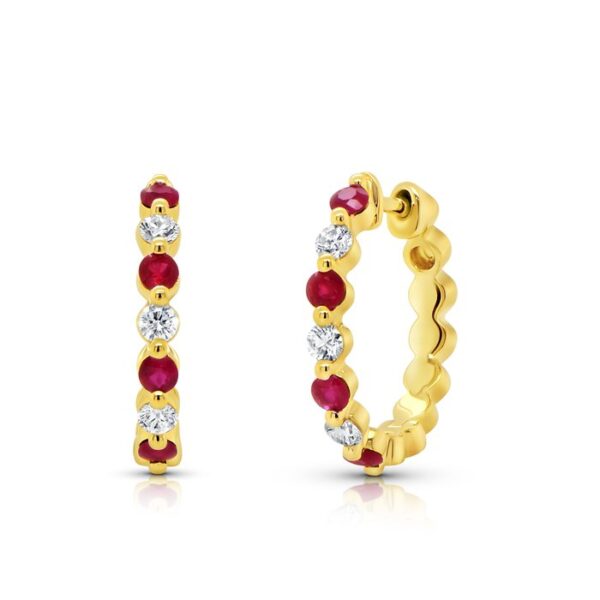1-Row Huggie Earrings