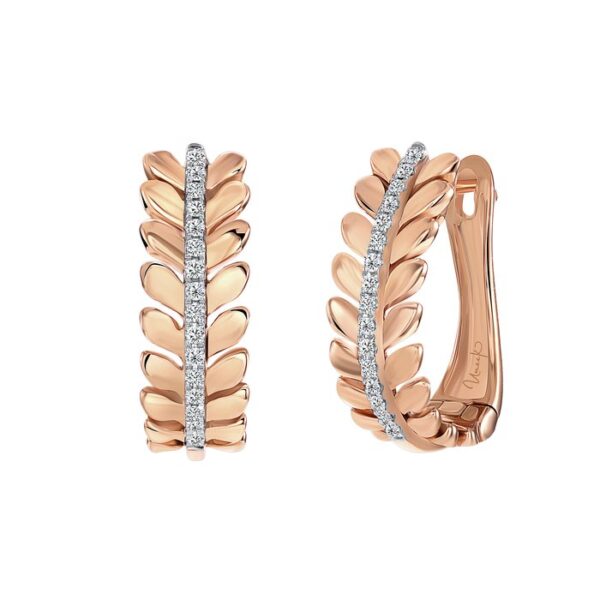 Floral Huggie Earrings