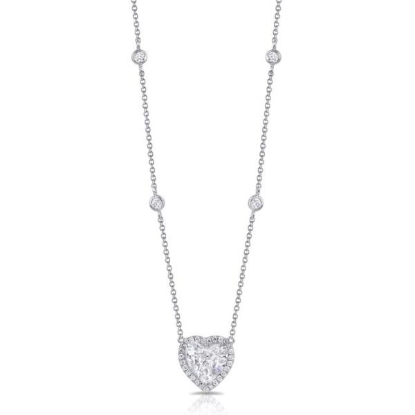 Heart Heart Shaped Diamond Pendant