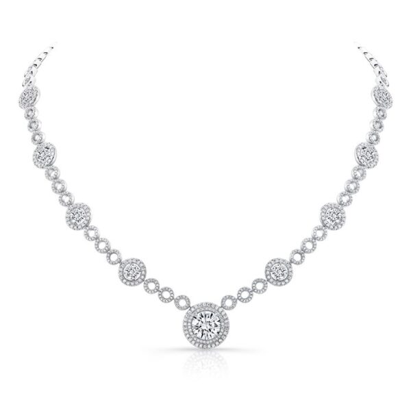 Halo Round Opera Necklace