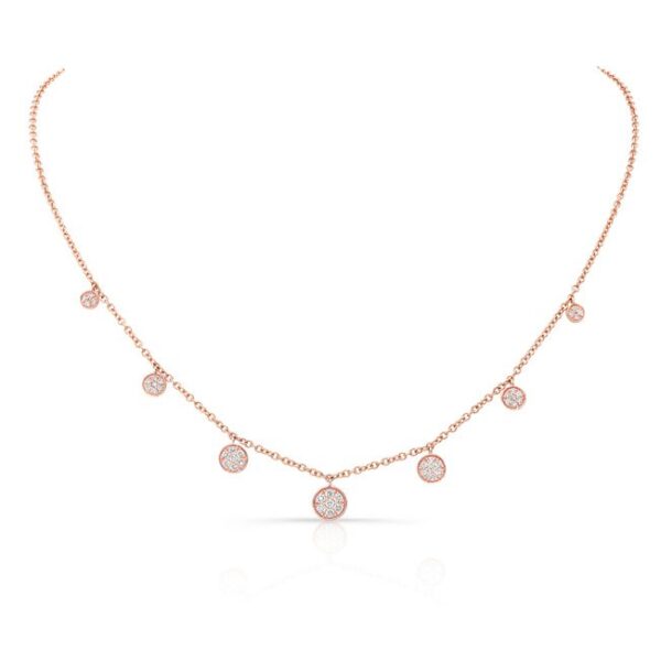 Seven-Cluster Dangle Necklace
