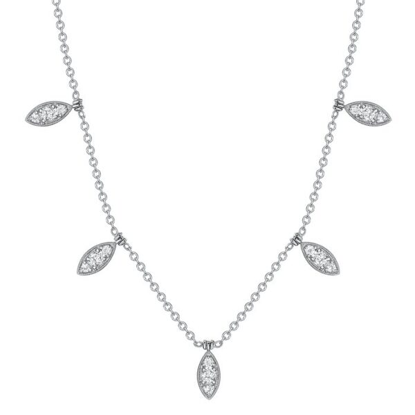 Floral Drop Necklace