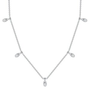 Floral Drop Necklace