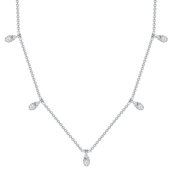 Floral Drop Necklace