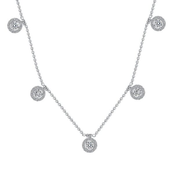 Halo Drop Necklace