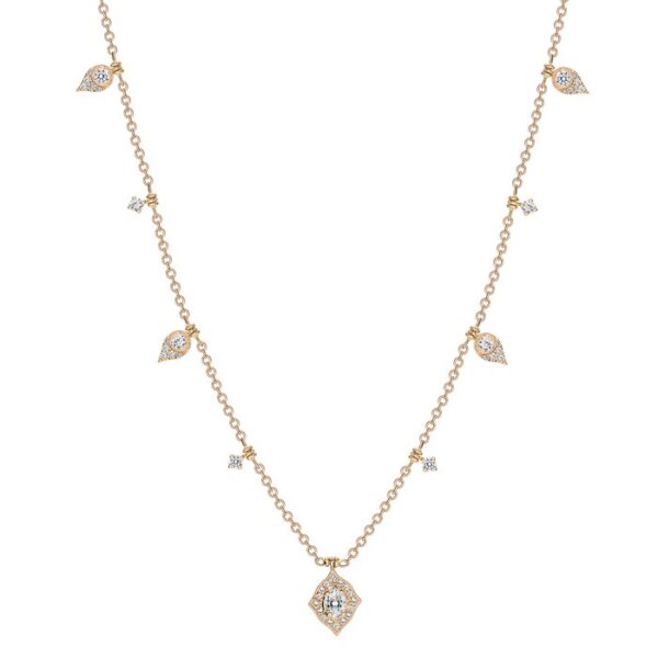 Halo Drop Necklace