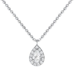 Drop Diamond Drop Necklace