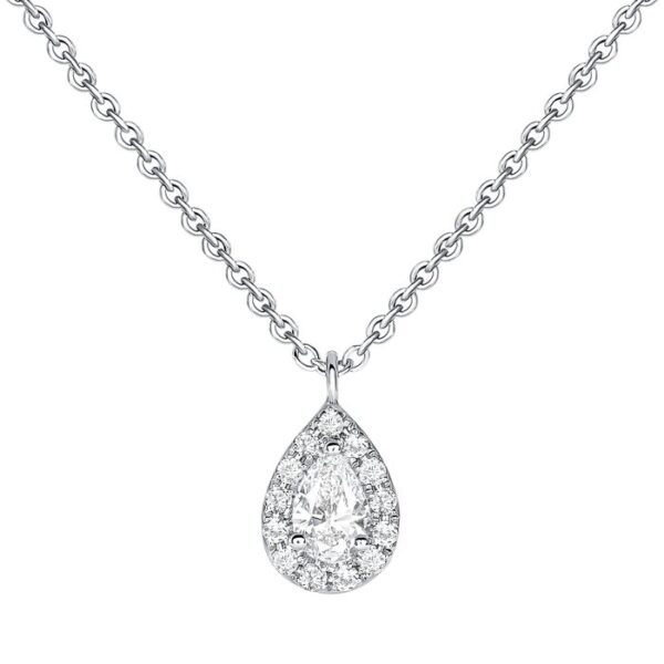 Drop Diamond Drop Necklace