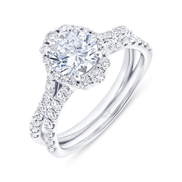 Halo Round Engagement Ring