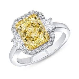 Halo Radiant Engagement Ring